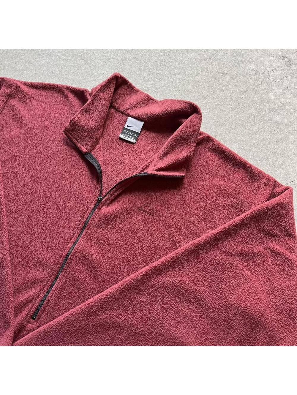 Vintage Y2K Nike ACG Therma-Fit Quarter Zip Fleece Pullover Jacket